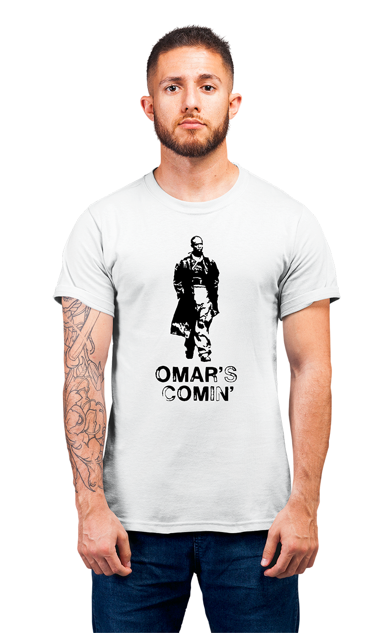 Sweaty Armpits Premium Unisex Printed T-shirt The Wire HBO Original "Omar Comin" Minimalistic  Design
