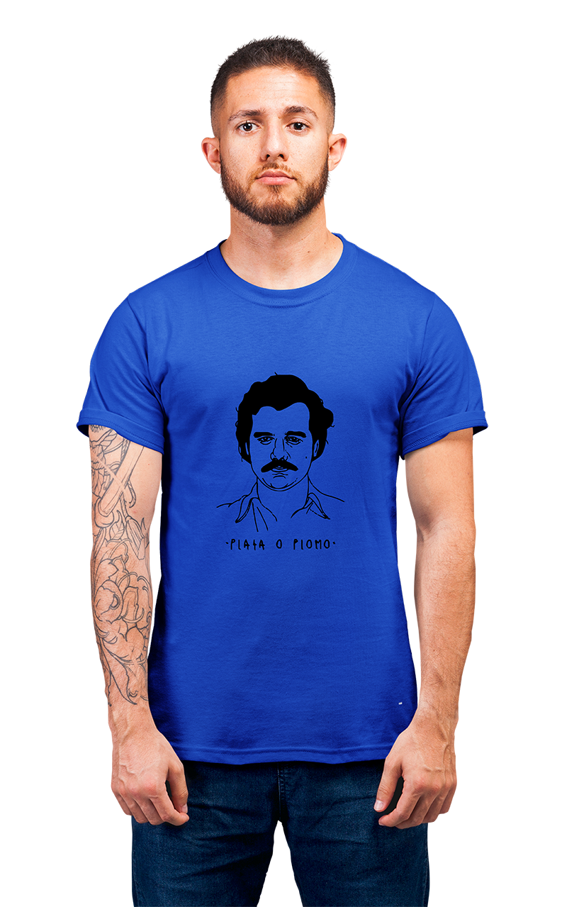 Sweaty Armpits Premium Unisex Printed T-shirts Plata A Plomo Narcos Netflix Original Mexico Show Pablo Escobar Minimalistic Design
