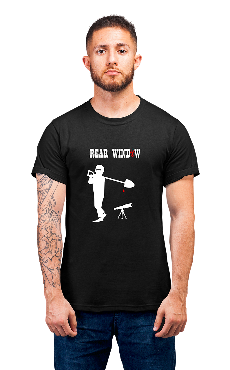 Sweaty Armpits Premium Unisex Printed T-shirts Alfred Hitchcock Rear Window Movie Minimalistic Design