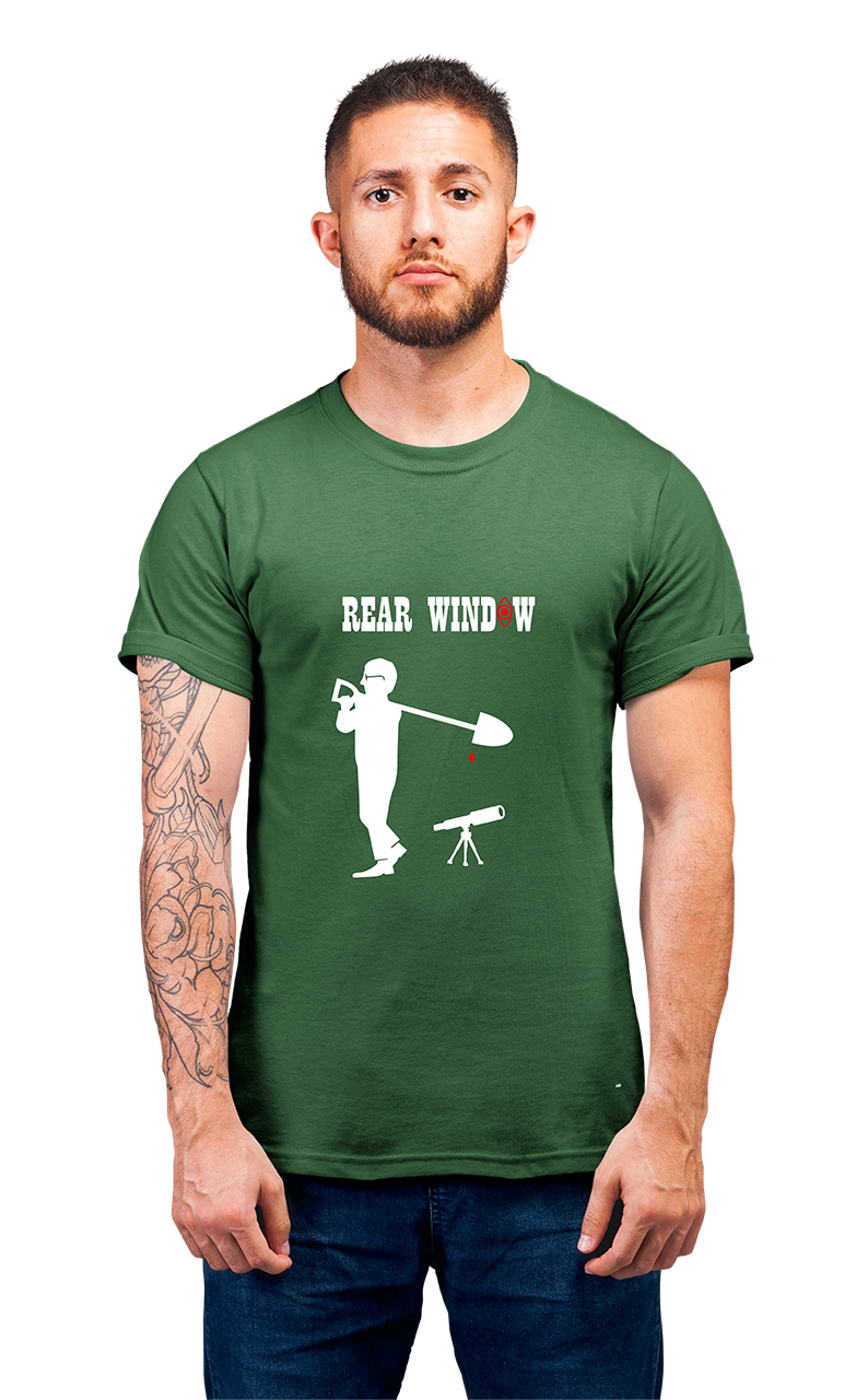 Sweaty Armpits Premium Unisex Printed T-shirts Alfred Hitchcock Rear Window Movie Minimalistic Design