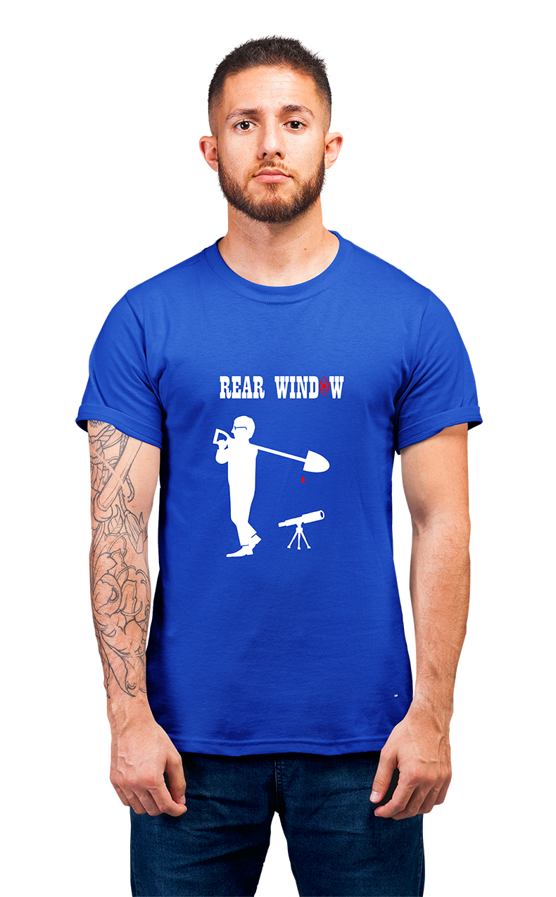 Sweaty Armpits Premium Unisex Printed T-shirts Alfred Hitchcock Rear Window Movie Minimalistic Design