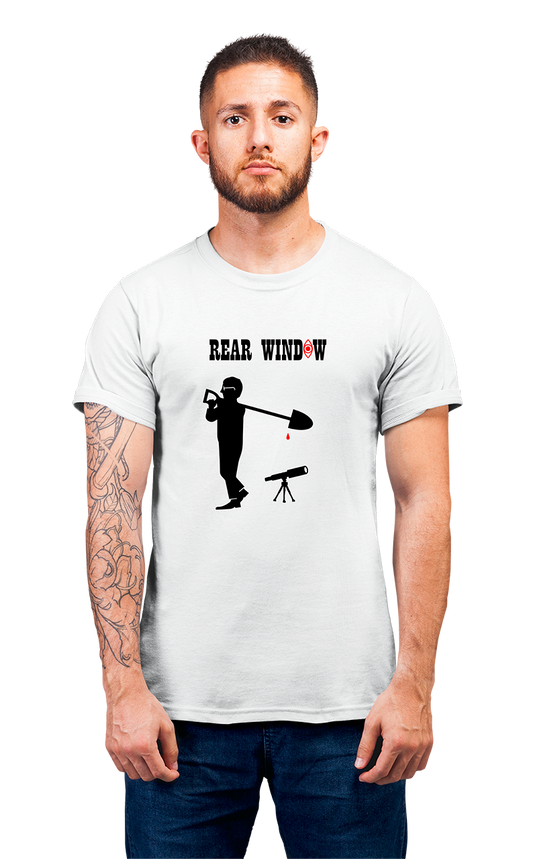 Minimalist movie-inspired T-shirt with a round neck and breathable 180 GSM material