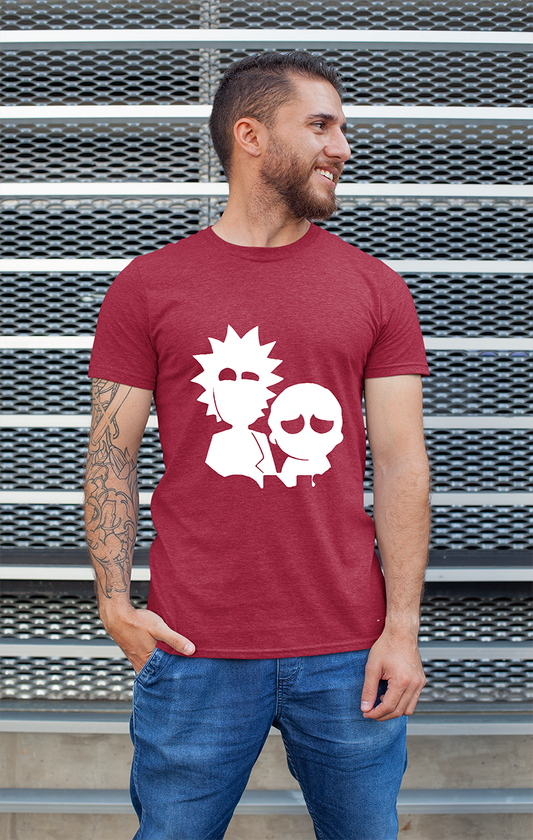 Minimalist movie-inspired T-shirt with a round neck and breathable 180 GSM material