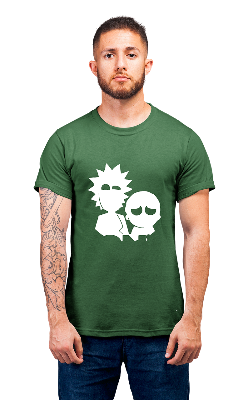 Sweaty Armpits Premium Unisex Printed T-shirt Rick and Morty T.V Show Animated Comedy Sci-Fi Show Minimalistic Design