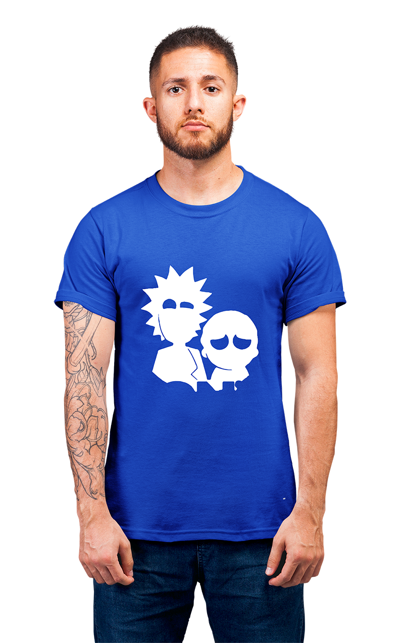 Sweaty Armpits Premium Unisex Printed T-shirt Rick and Morty T.V Show Animated Comedy Sci-Fi Show Minimalistic Design