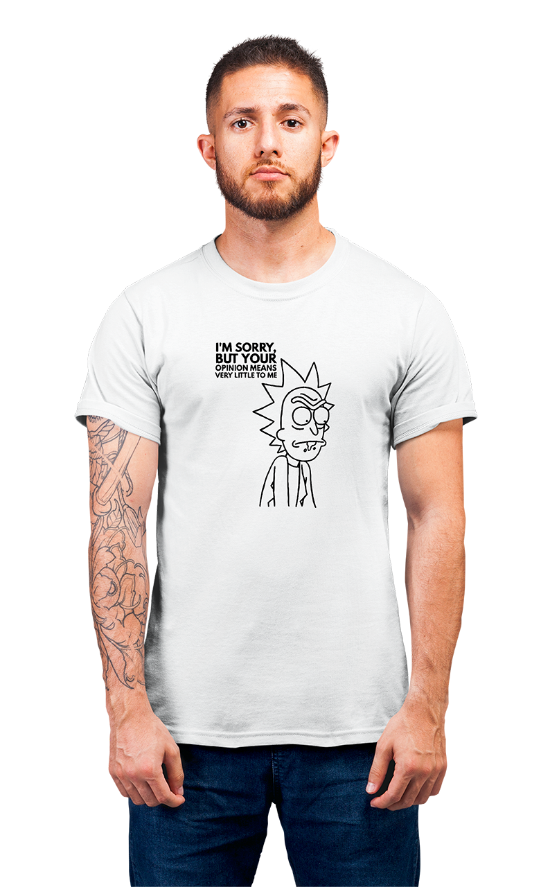 Minimalist movie-inspired T-shirt with a round neck and breathable 180 GSM material