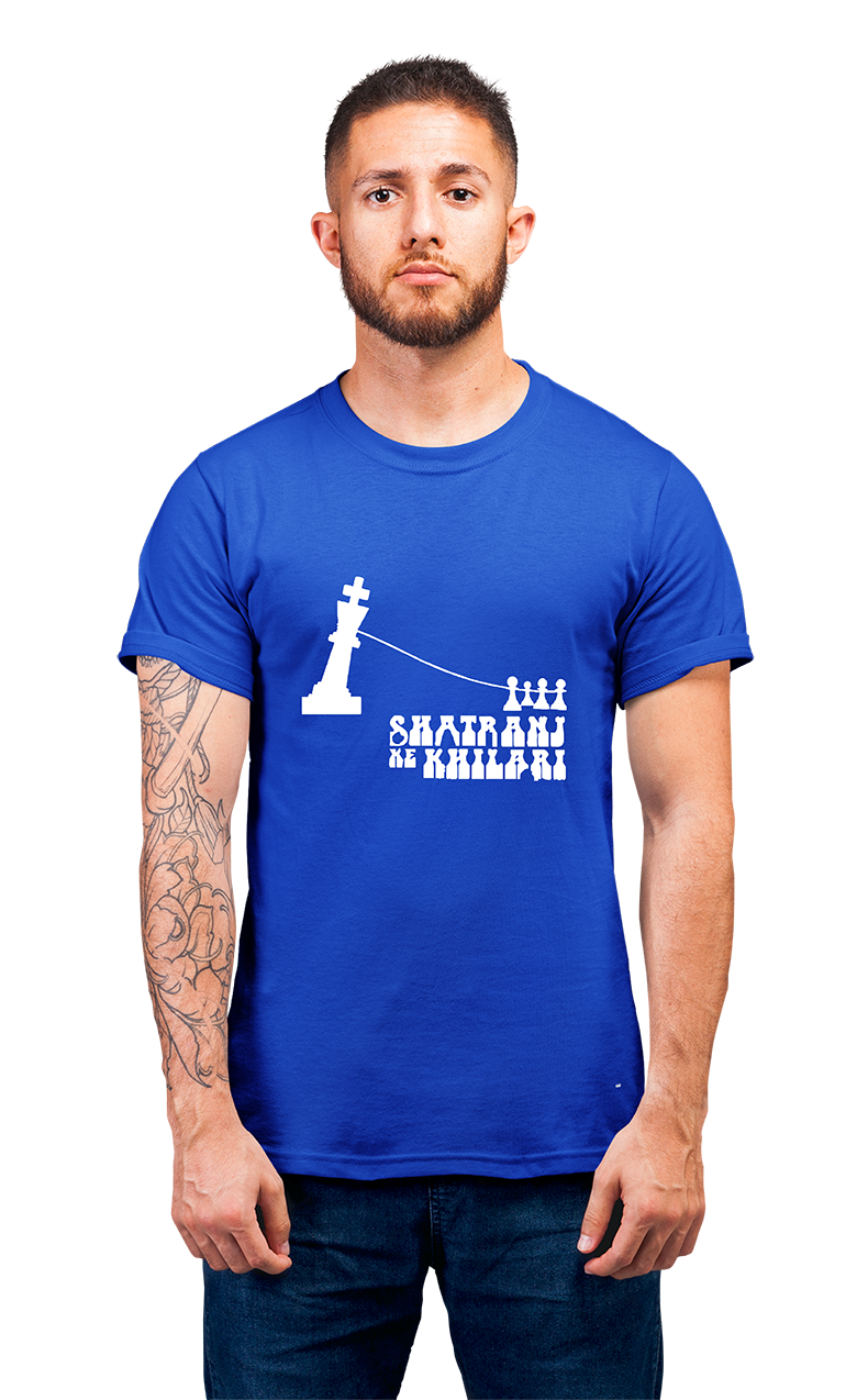 Minimalist movie-inspired T-shirt with a round neck and breathable 180 GSM material