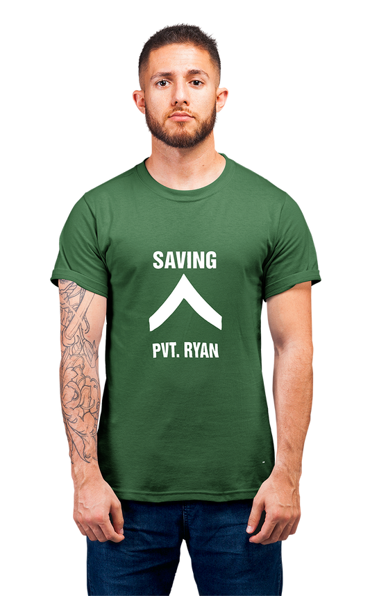 Minimalist movie-inspired T-shirt with a round neck and breathable 180 GSM material