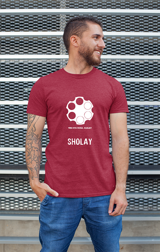 Minimalist movie-inspired T-shirt with a round neck and breathable 180 GSM material