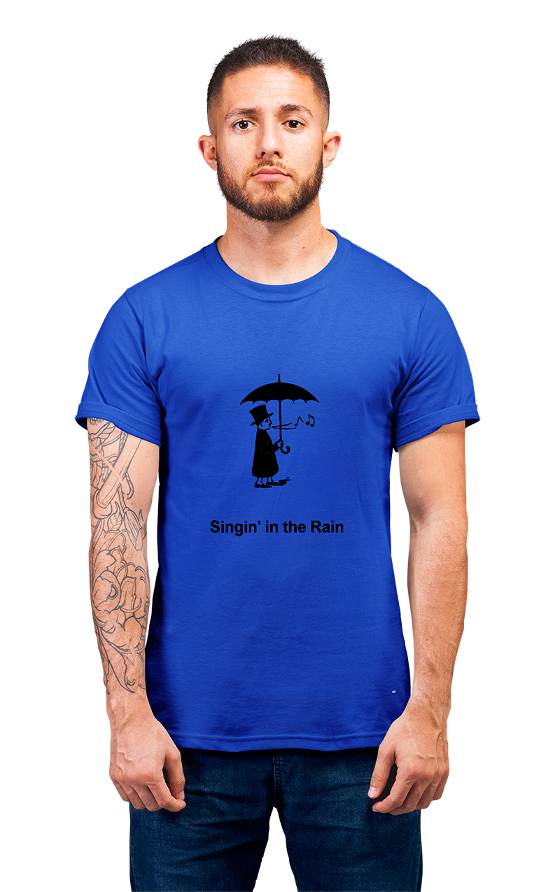 Sweaty Armpits Premium Unisex Printed T-shirts  Singin In The Rain Musical Movie  Minimalistic Design