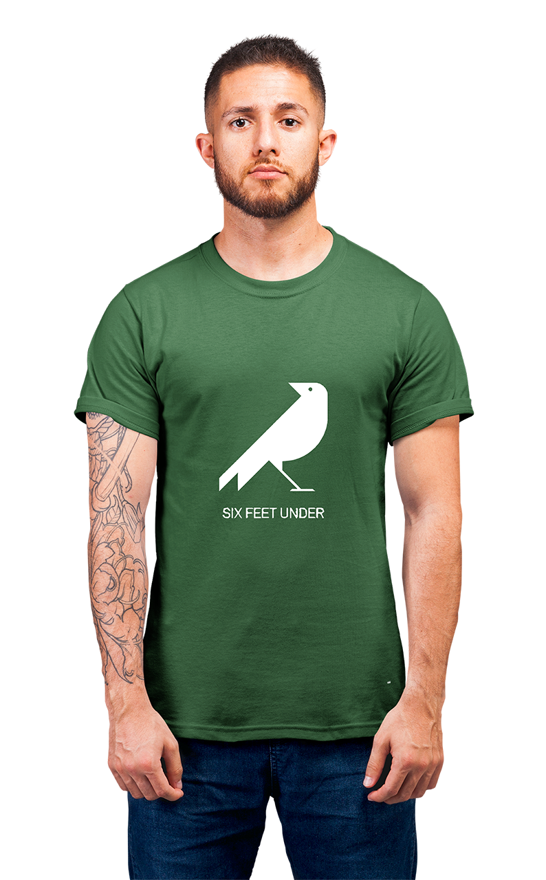 Sweaty Armpits Premium Unisex Printed T-shirt Six Feet Under Hbo Original Show Allan Ball Crow Minimalistic Design