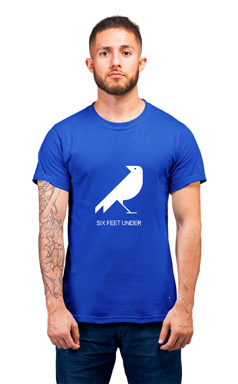 Minimalist movie-inspired T-shirt with a round neck and breathable 180 GSM material