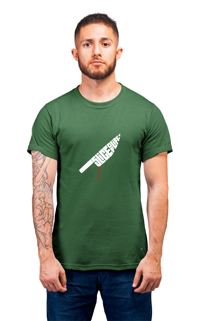 Minimalist movie-inspired T-shirt with a round neck and breathable 180 GSM material