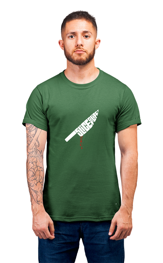 Minimalist movie-inspired T-shirt with a round neck and breathable 180 GSM material