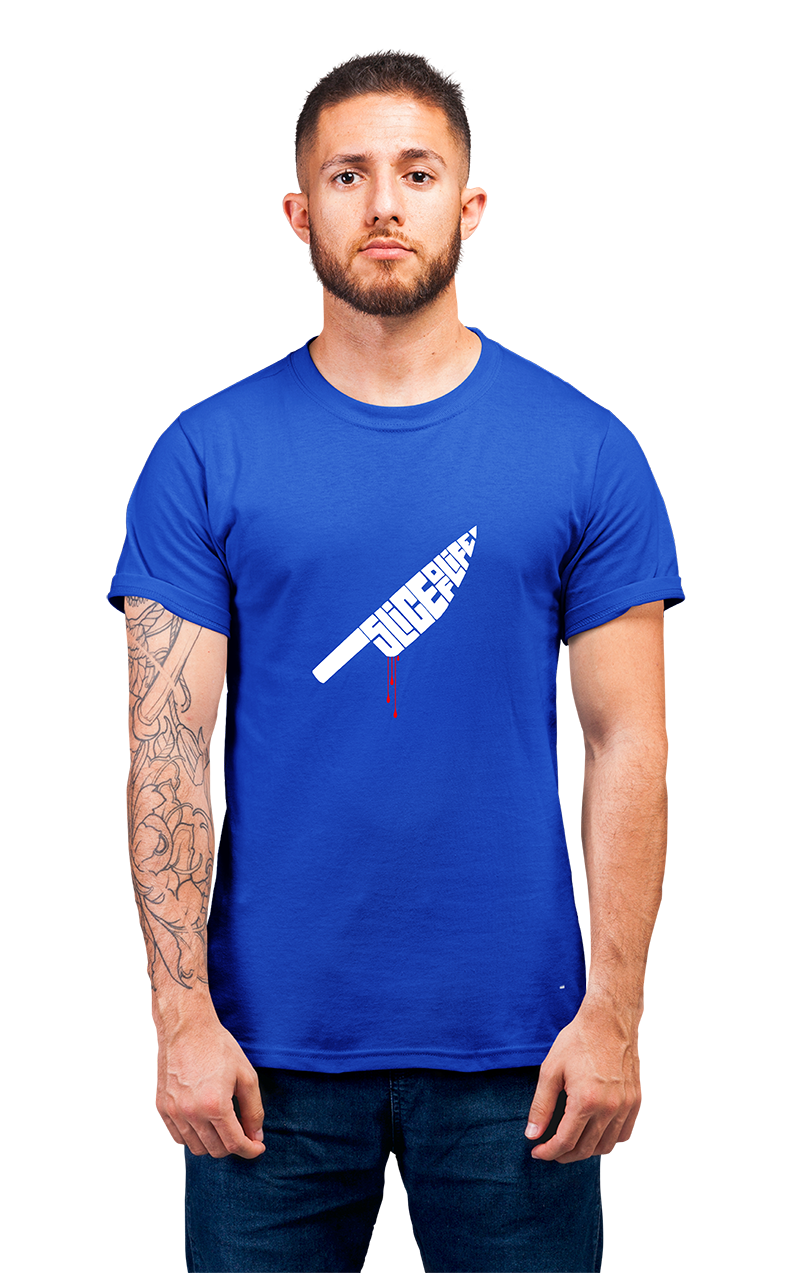 Sweaty Armpits Premium Unisex Printed T-shirts "Dexter" T.V Show Psychopath "Slice Of Life" Minimalistic Design