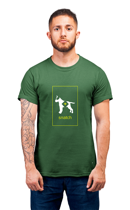 Minimalist movie-inspired T-shirt with a round neck and breathable 180 GSM material