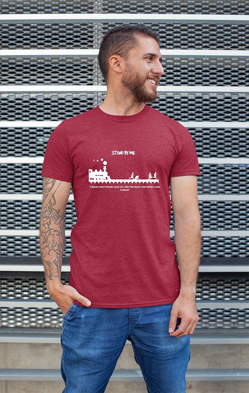 Sweaty Armpits Premium Unisex Printed T-shirt Stand By Me Stephan King Minimalistic Design