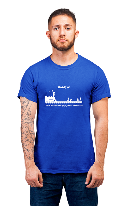 Minimalist movie-inspired T-shirt with a round neck and breathable 180 GSM material