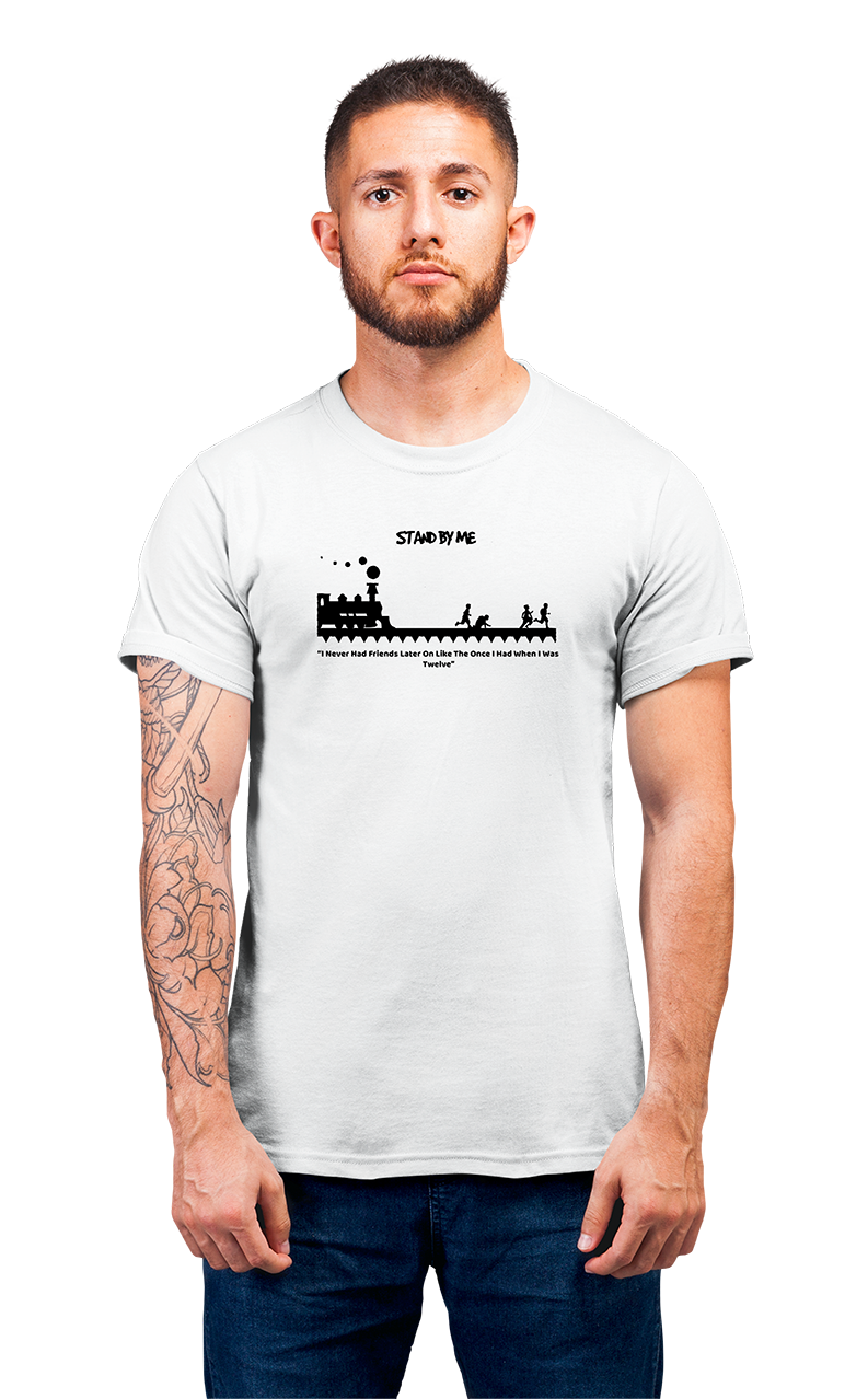 Sweaty Armpits Premium Unisex Printed T-shirt Stand By Me Stephan King Minimalistic Design