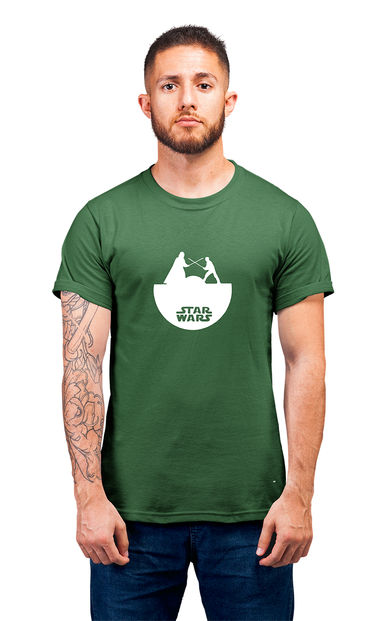 Sweaty Armpits Premium Unisex Printed T-shirts Star Wars,  Darth Vader Fighting  George Lucas Movie Minimalistic Design
