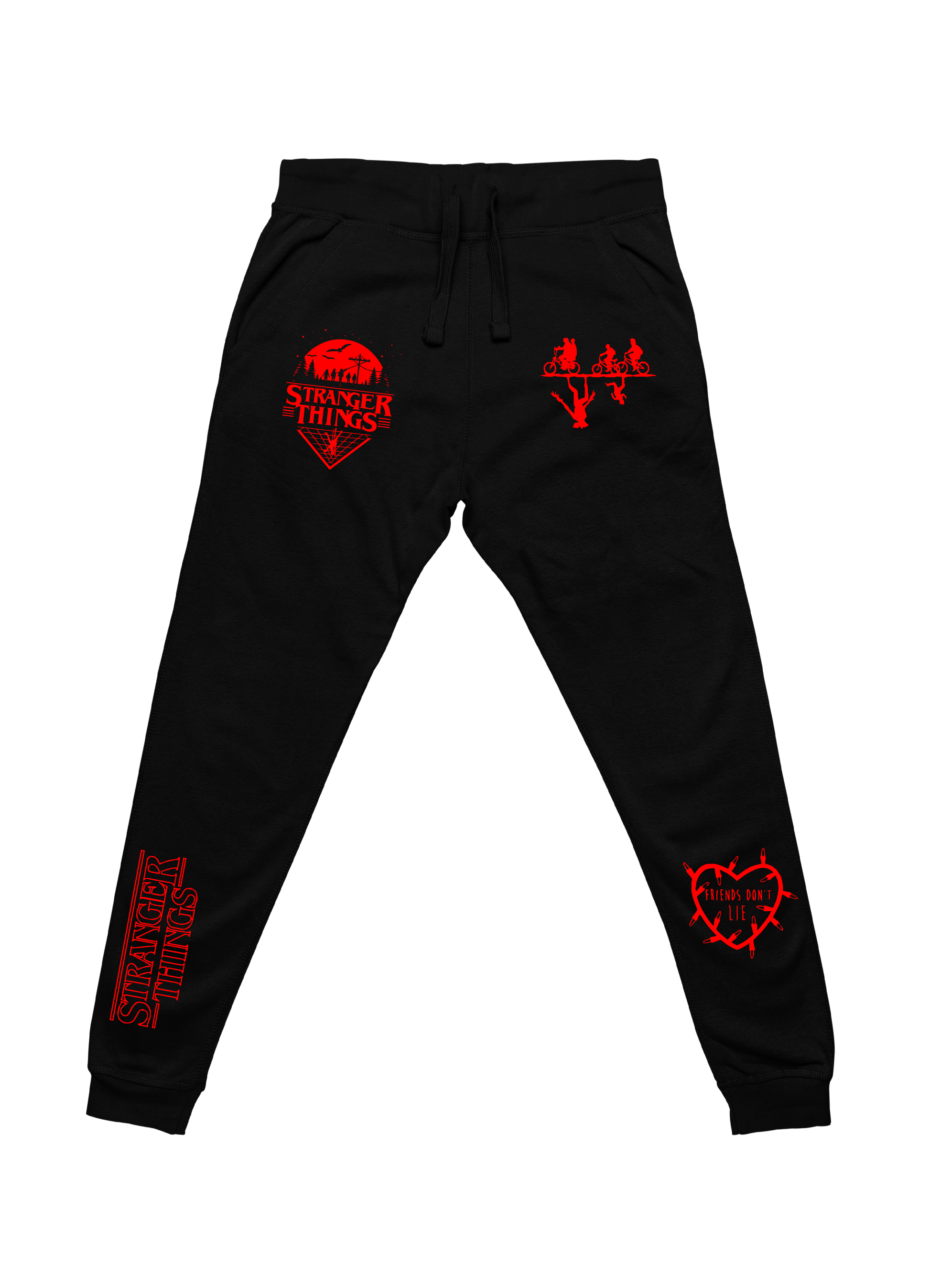 Premium Printed 100% Cotton Joggers With Colourful Vinyl Designs