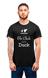 Minimalist movie-inspired T-shirt with a round neck and breathable 180 GSM material