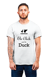 Sweaty Armpits Premium Unisex Printed T-shirt "Friends" American Sitcom Chick And The Duck Minimalistic Degn