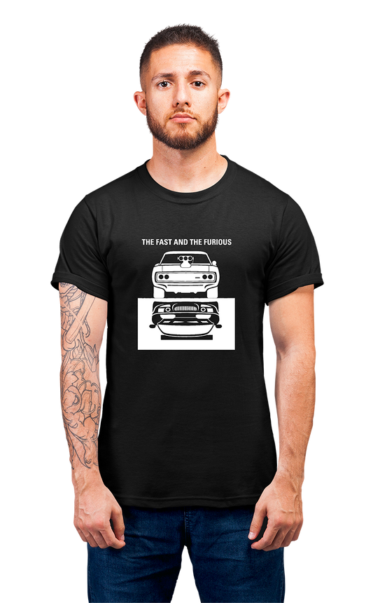 Minimalist movie-inspired T-shirt with a round neck and breathable 180 GSM material