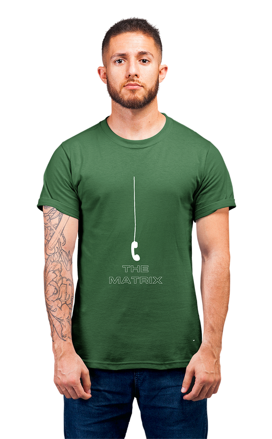 Minimalist movie-inspired T-shirt with a round neck and breathable 180 GSM material