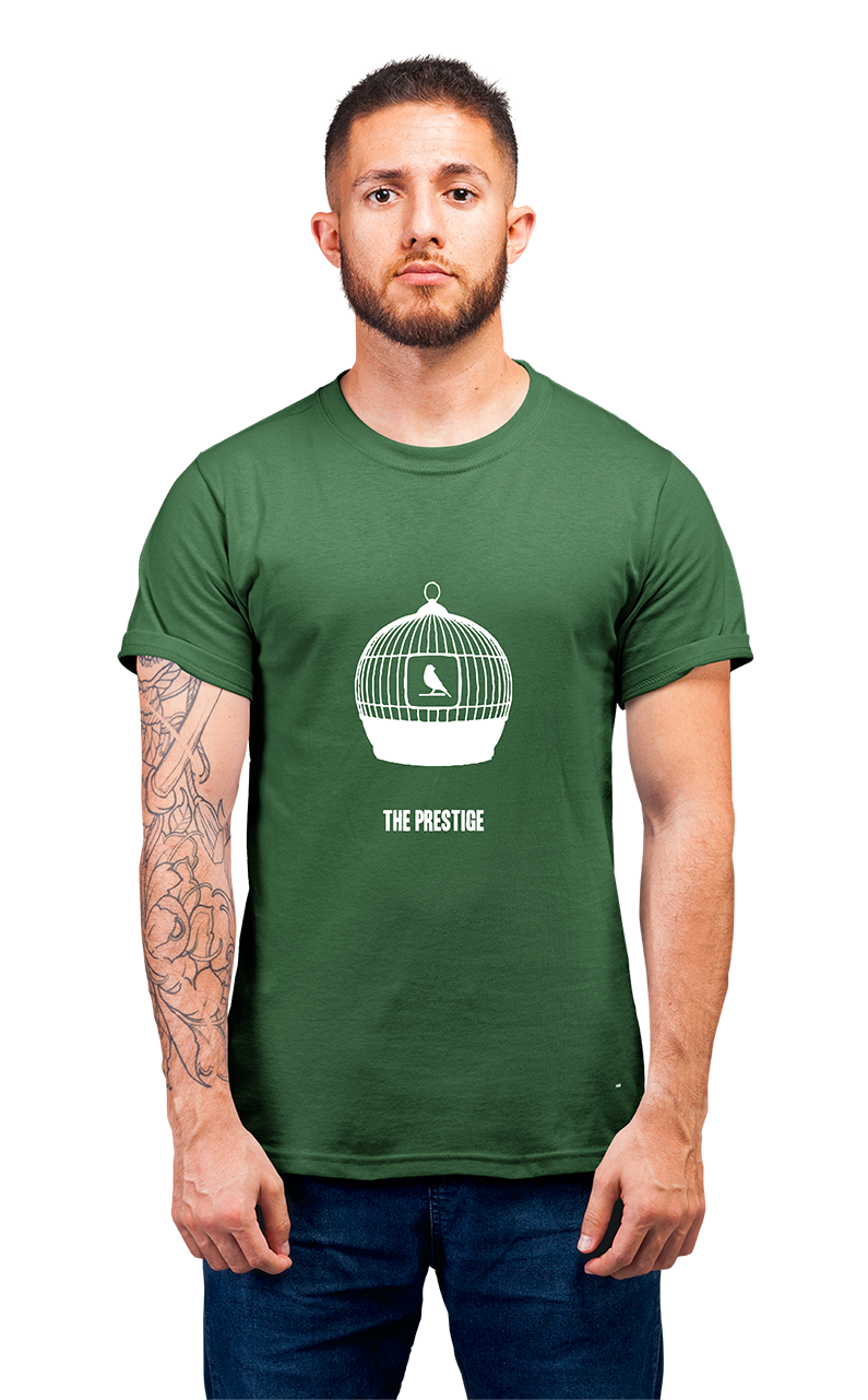 Sweaty Armpits Premium Unisex Printed T-shirt "The Prestige" Christopher Nolan Movie Magical Sci-Fi Minimalistic Design