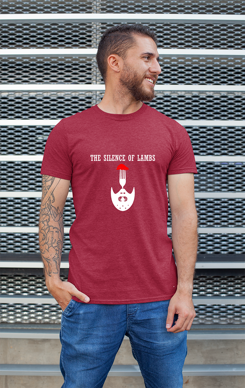 Sweaty Armpits Premium Unisex Printed T-shirt The Silence Of The lambs Epic Thriller Movie Minimalistic Design