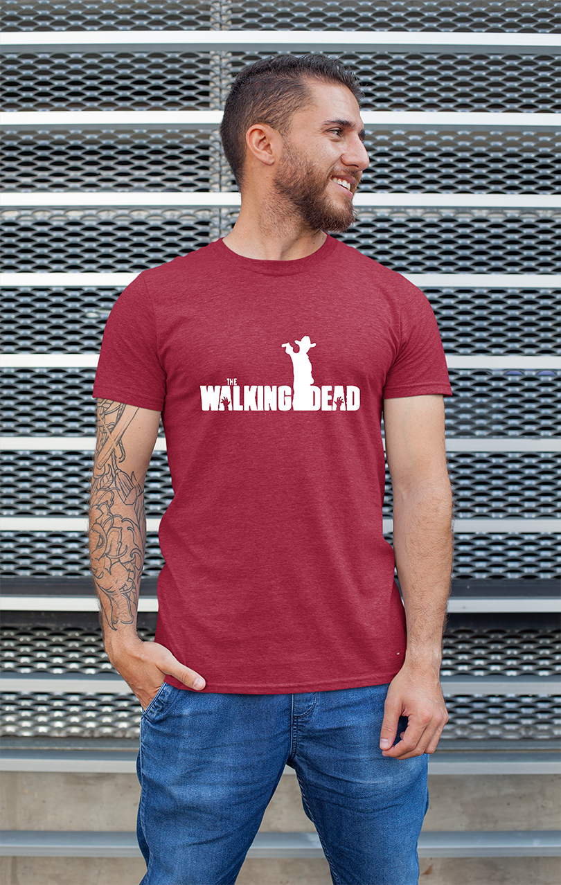 Minimalist movie-inspired T-shirt with a round neck and breathable 180 GSM material