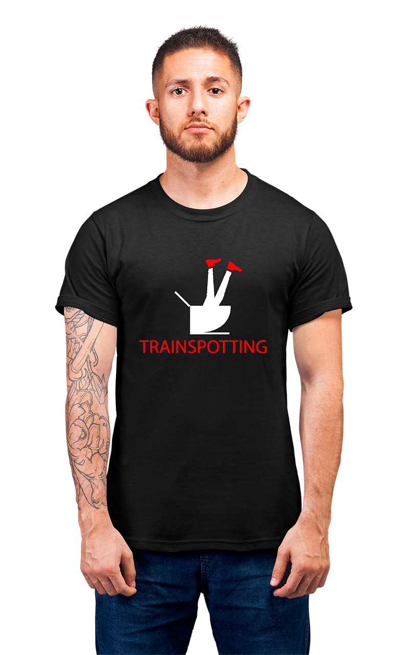 Sweaty Armpits Premium Unisex Printed T-shirt Trainspotting Danny Boyle Movie Minimalistic Design
