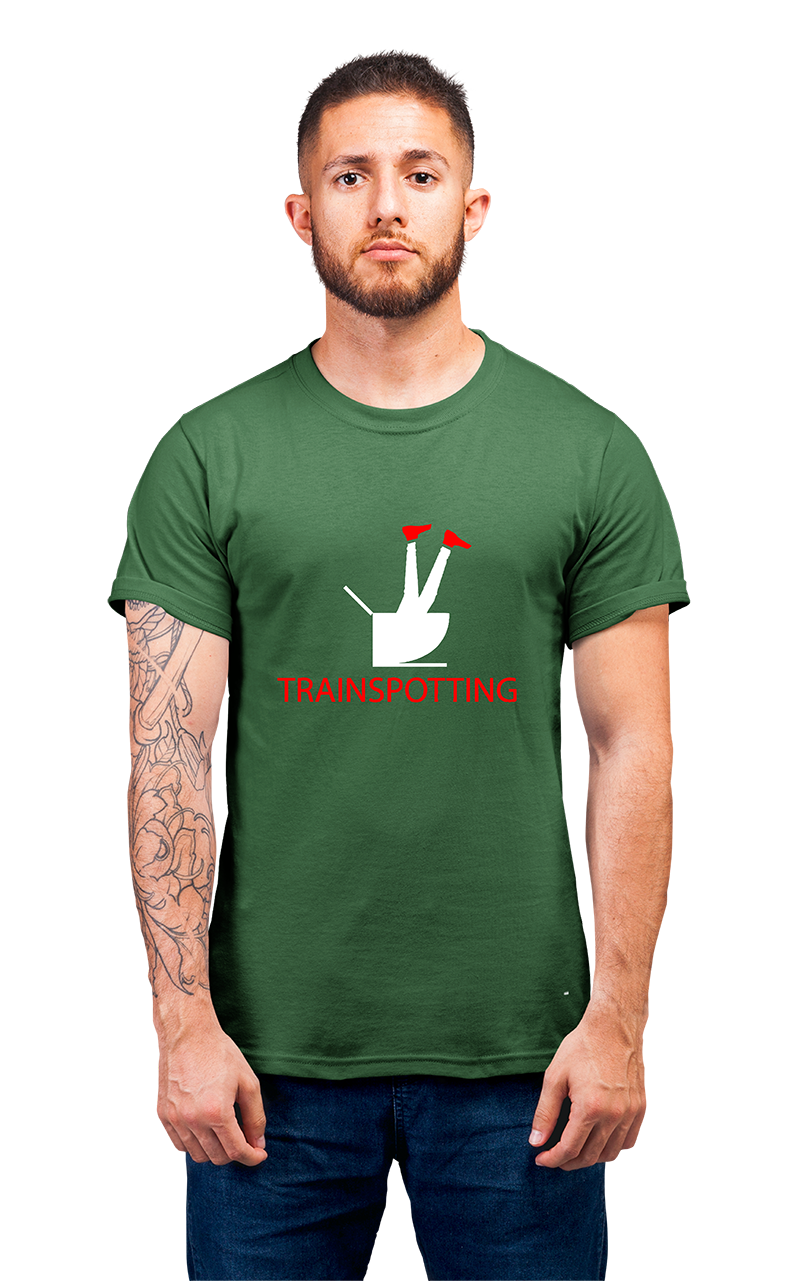 Sweaty Armpits Premium Unisex Printed T-shirt Trainspotting Danny Boyle Movie Minimalistic Design