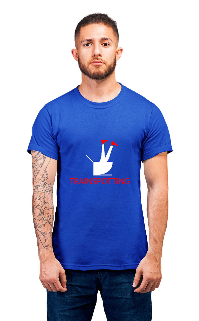 Minimalist movie-inspired T-shirt with a round neck and breathable 180 GSM material