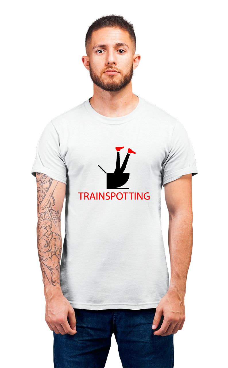 Sweaty Armpits Premium Unisex Printed T-shirt Trainspotting Danny Boyle Movie Minimalistic Design