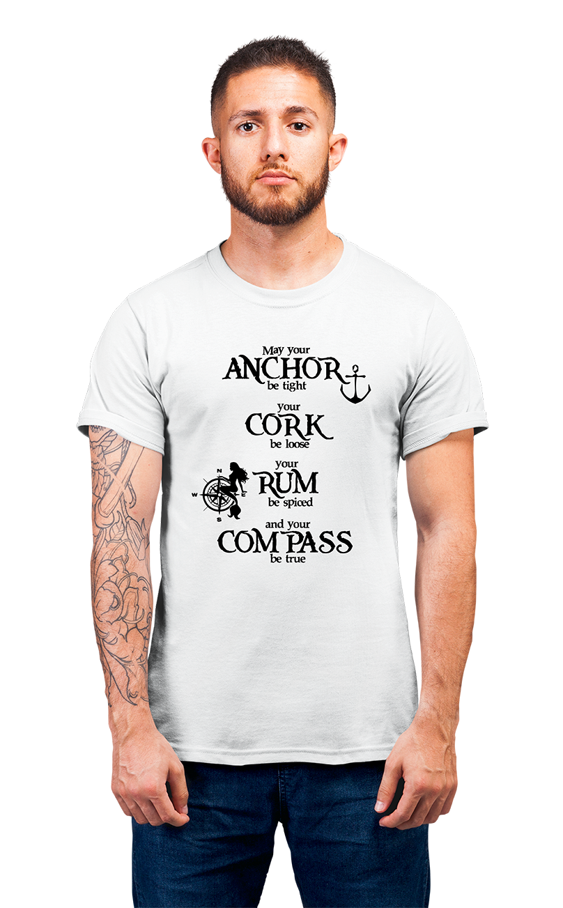 Minimalist movie-inspired T-shirt with a round neck and breathable 180 GSM material