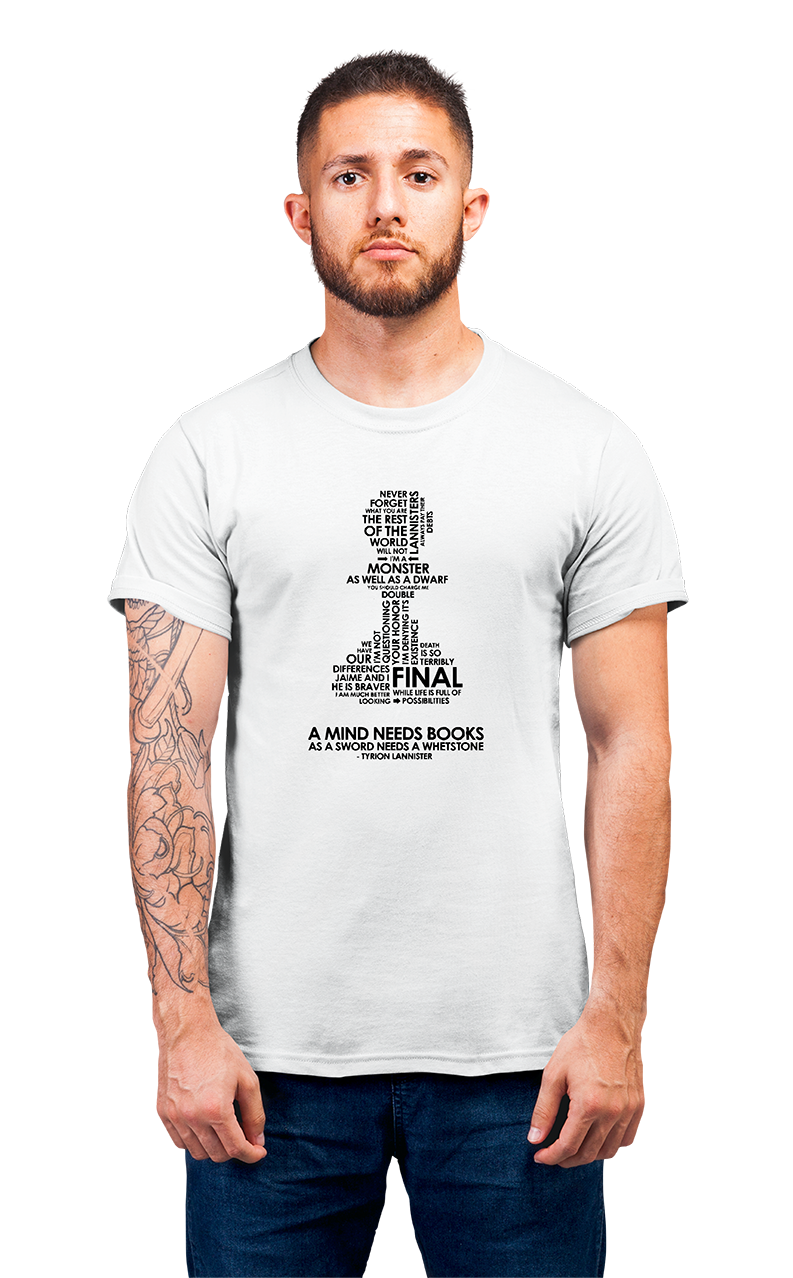 Sweaty Armpits Premium Unisex Printed T-shirt Tyrion Pawn Game Of Thrones Minimalistic Design