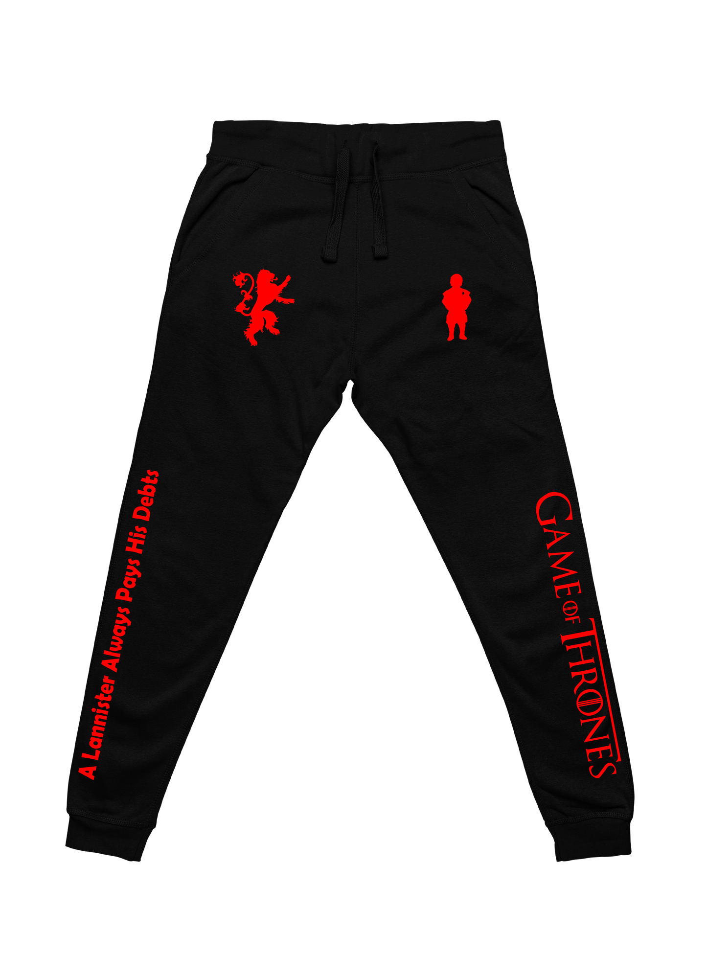 Premium Printed 100% Cotton Joggers With Colourful Vinyl Designs