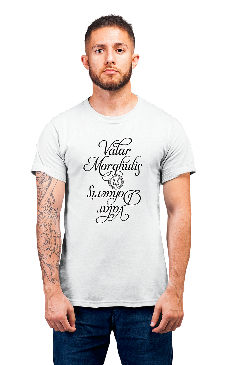 Sweaty Armpits Premium Unisex Printed T-shirt Game Of Thrones Arya Strak Valar Morghulis Minimalistic Design