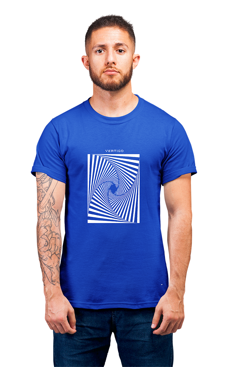 Sweaty Armpits Premium Unisex Printed T-shirt Alfred Hitchcock Vertigo Minimalistic Design