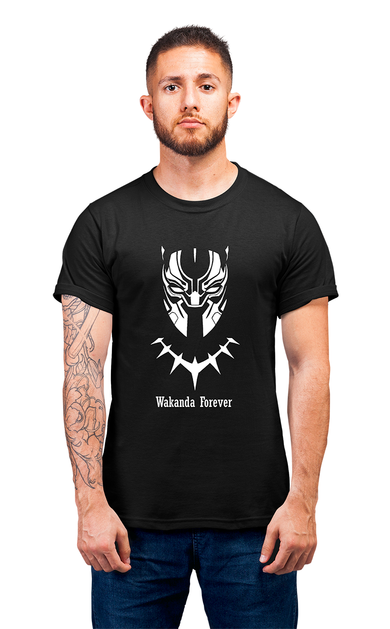 Minimalist movie-inspired T-shirt with a round neck and breathable 180 GSM material