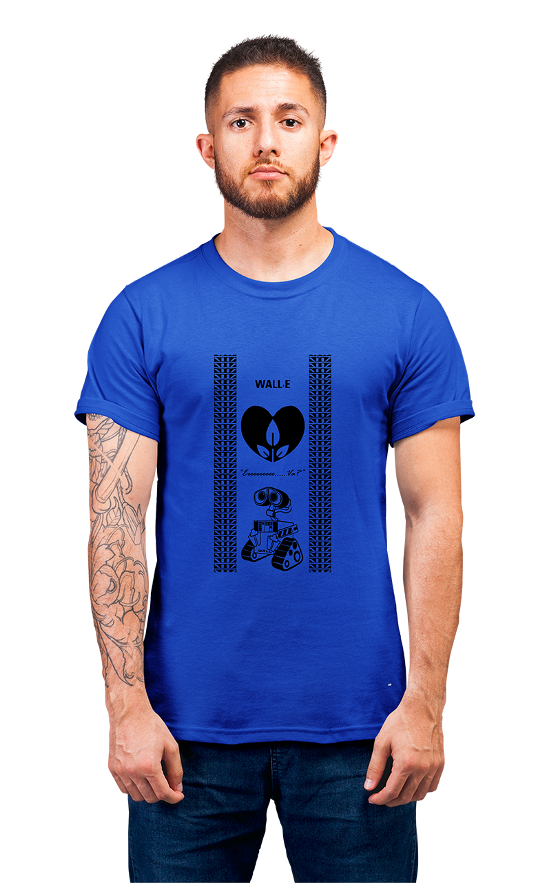 Sweaty Armpits Premium Unisex Printed T-shirt Wall-E Animated Film Space Drama Heart felt  Minimalistic Design