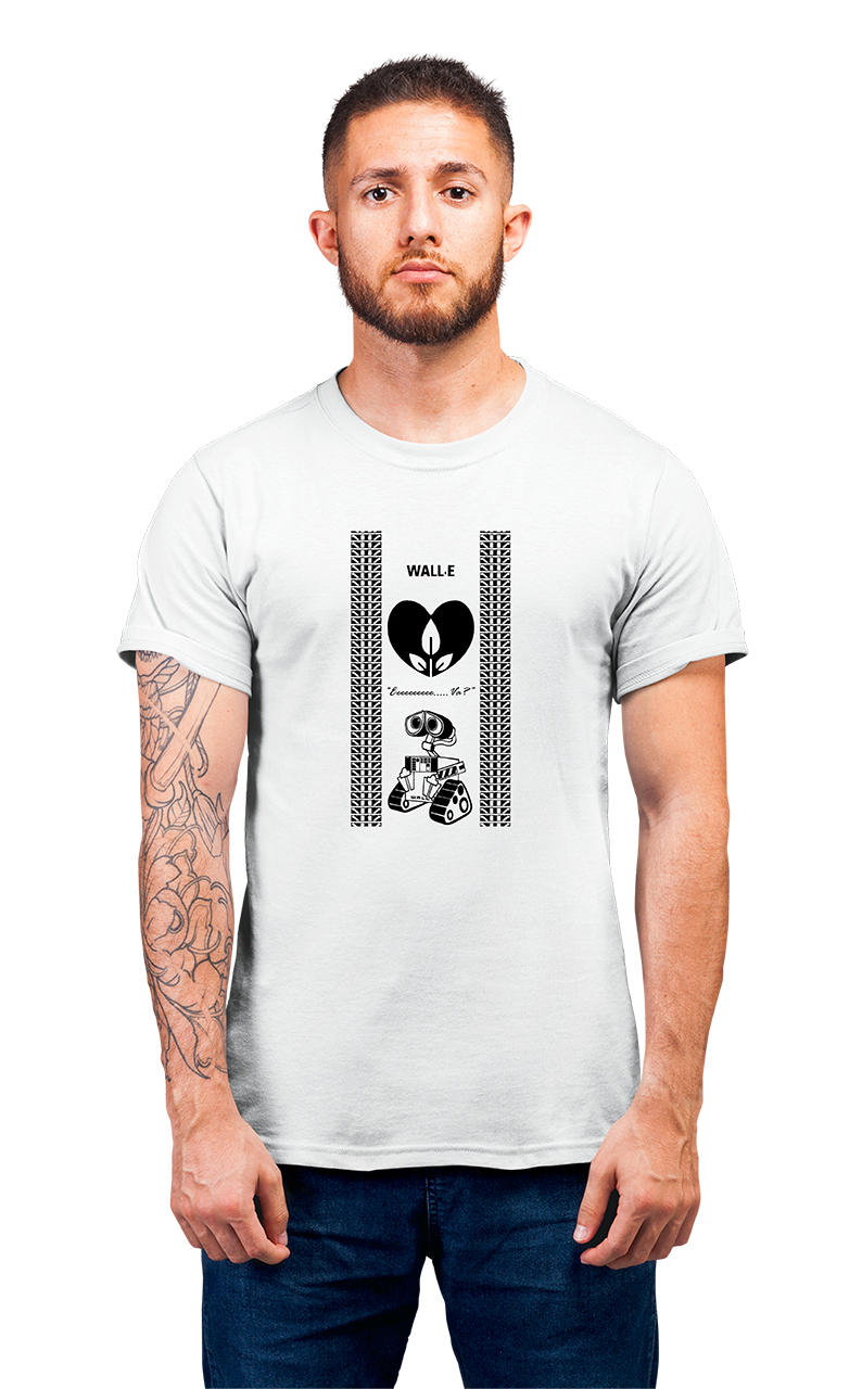 Minimalist movie-inspired T-shirt with a round neck and breathable 180 GSM material