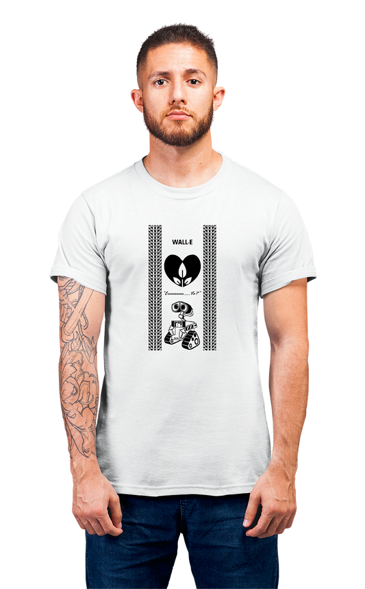 Minimalist movie-inspired T-shirt with a round neck and breathable 180 GSM material