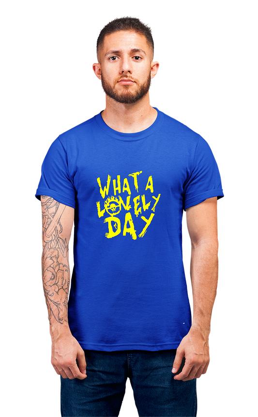Minimalist movie-inspired T-shirt with a round neck and breathable 180 GSM material