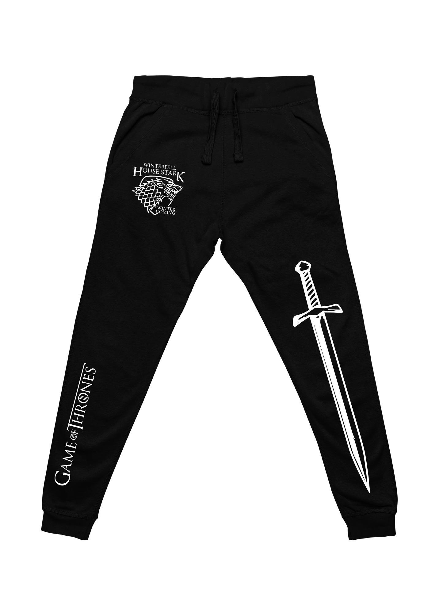 Premium Printed 100% Cotton Joggers With Colourful Vinyl Designs