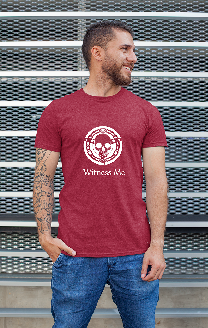 Sweaty Armpits Premium Unisex Printed T-shirts Mad Max Fury Road Witness Me Skull Minimalistic Design