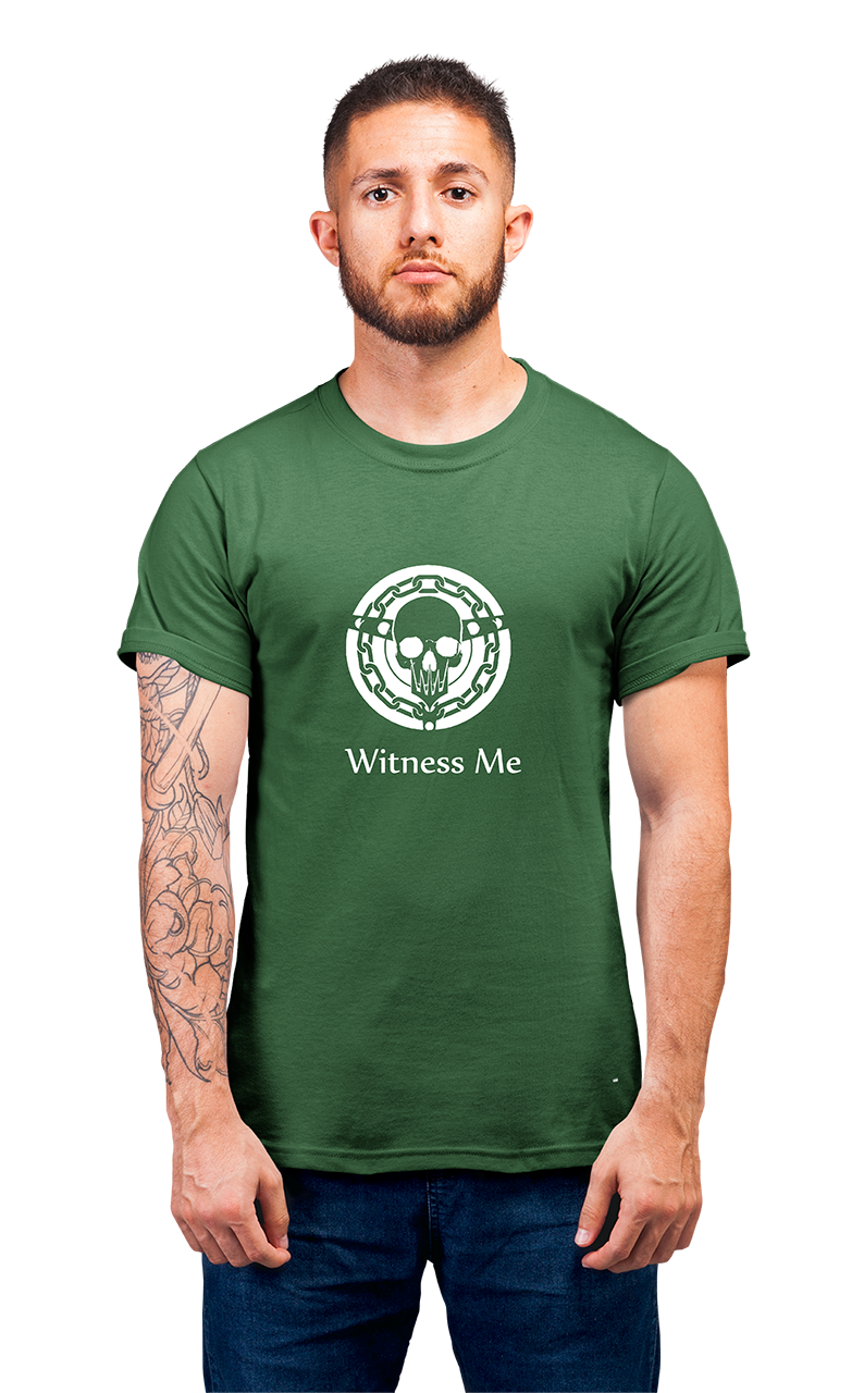 Sweaty Armpits Premium Unisex Printed T-shirts Mad Max Fury Road Witness Me Skull Minimalistic Design