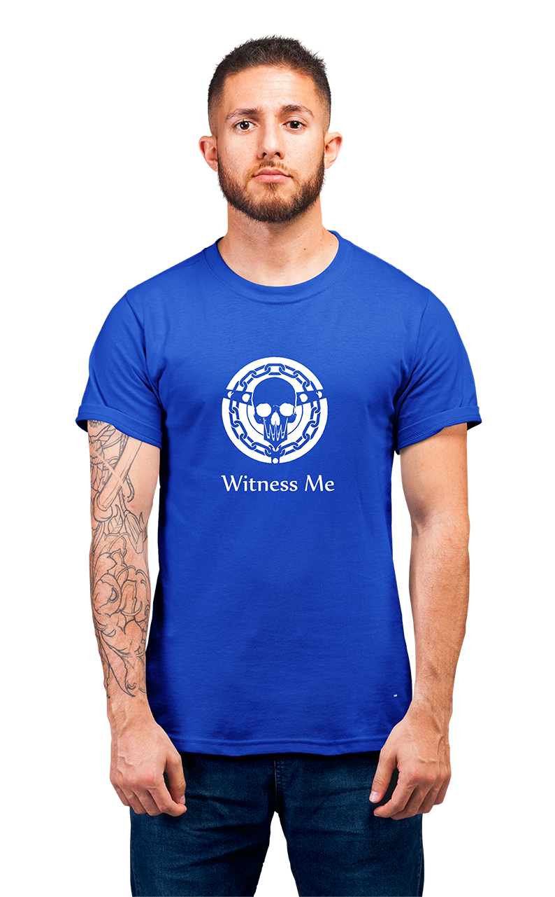 Sweaty Armpits Premium Unisex Printed T-shirts Mad Max Fury Road Witness Me Skull Minimalistic Design